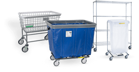 COMMERCIAL LAUNDRY CARTS, LAUNDROMAT EQUIPMENT & MORE